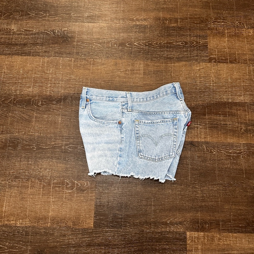Levi's Light Blue Jean Shorts for Women - Picture 3 of 6